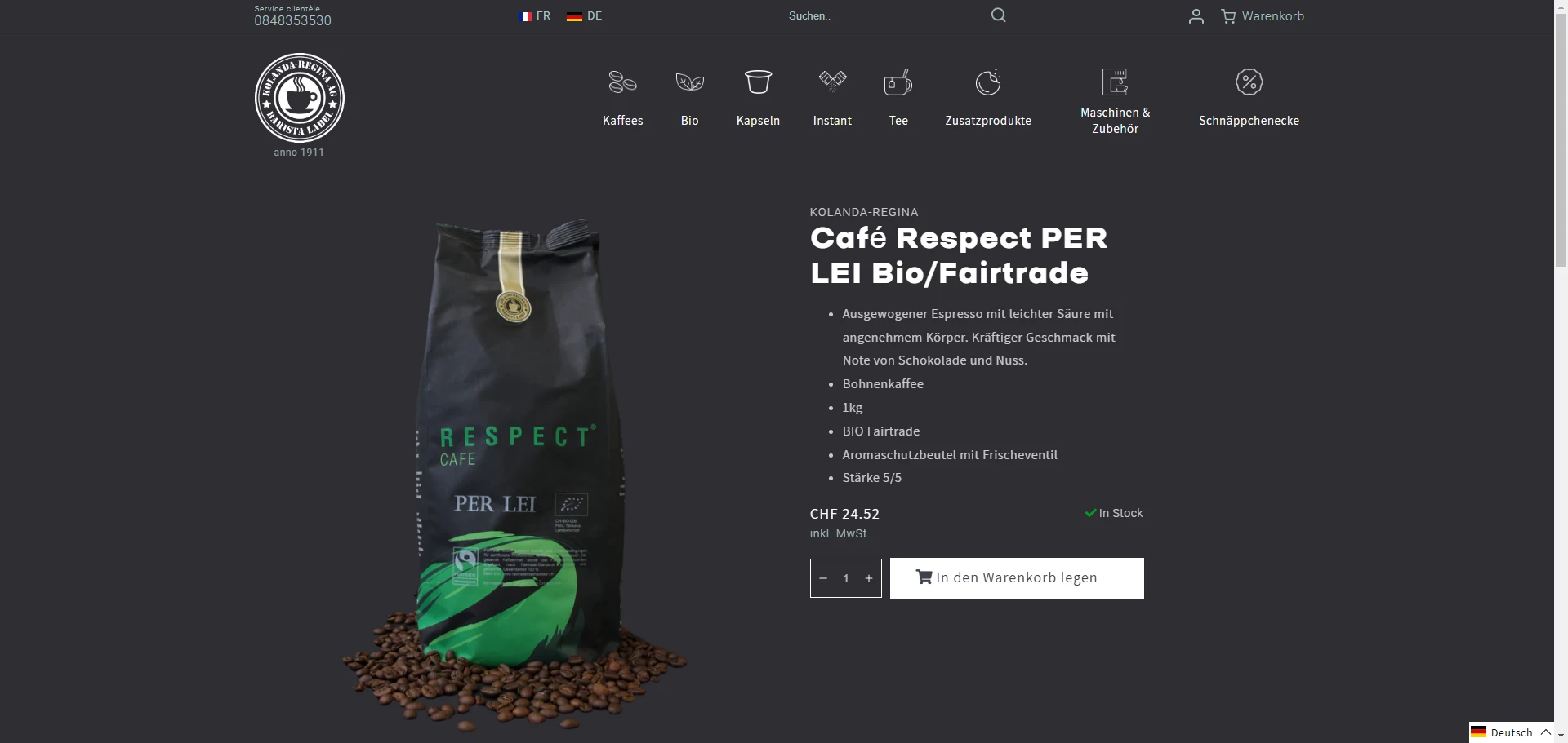 kolanda-regina Product Page Image Implementation Screenshot