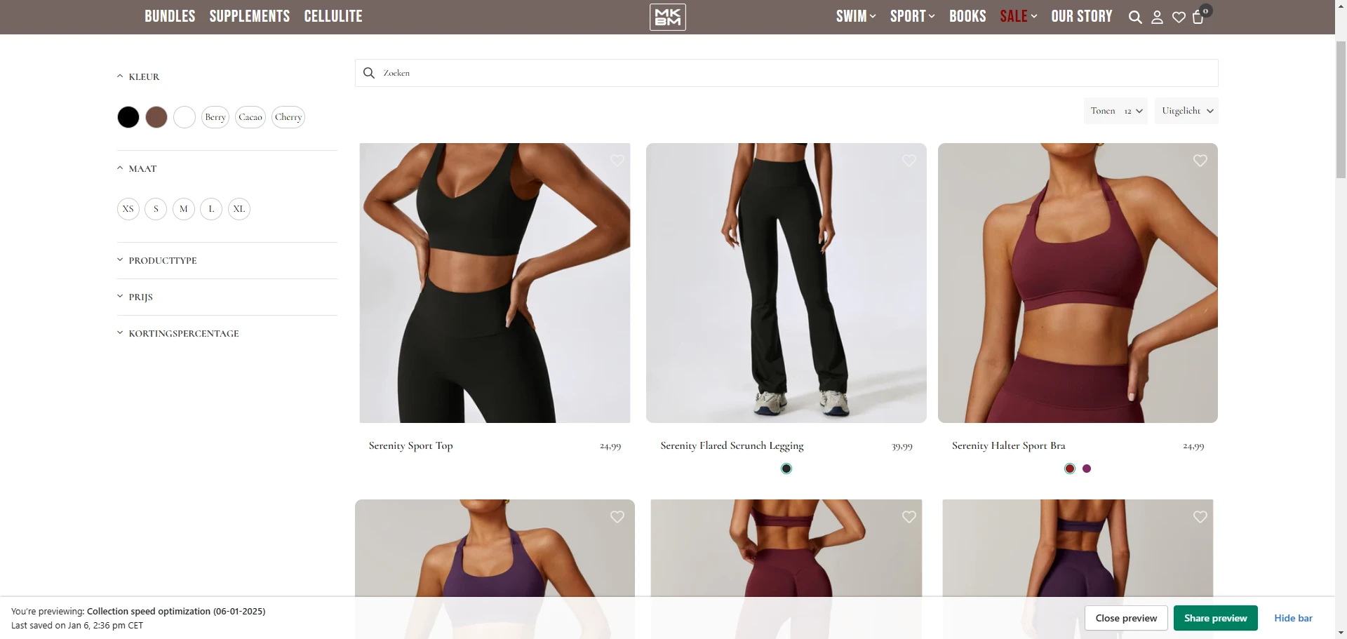 Mkbm Blog Collections Page Implementation Screenshot