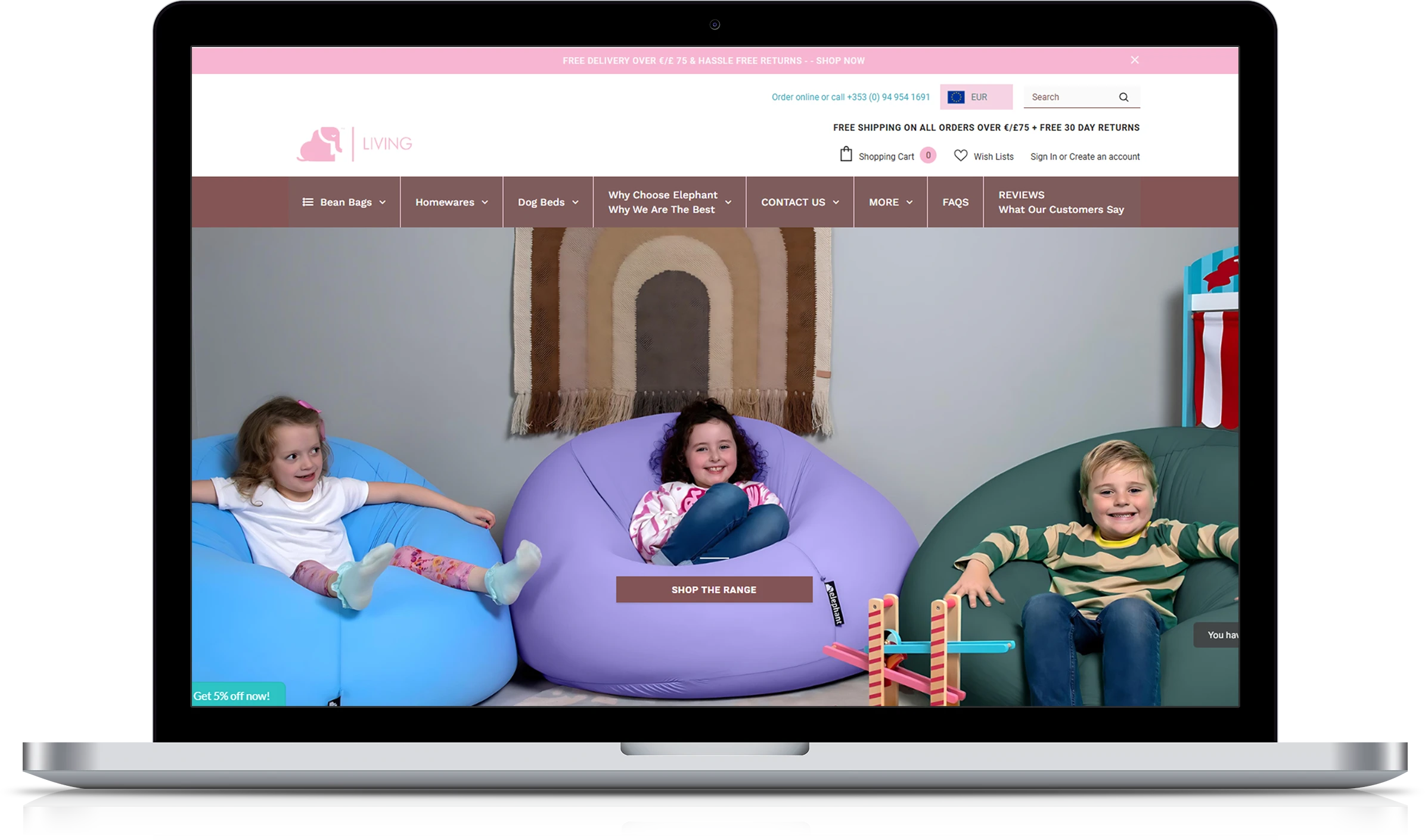 Elephantliving Implementation Screenshot