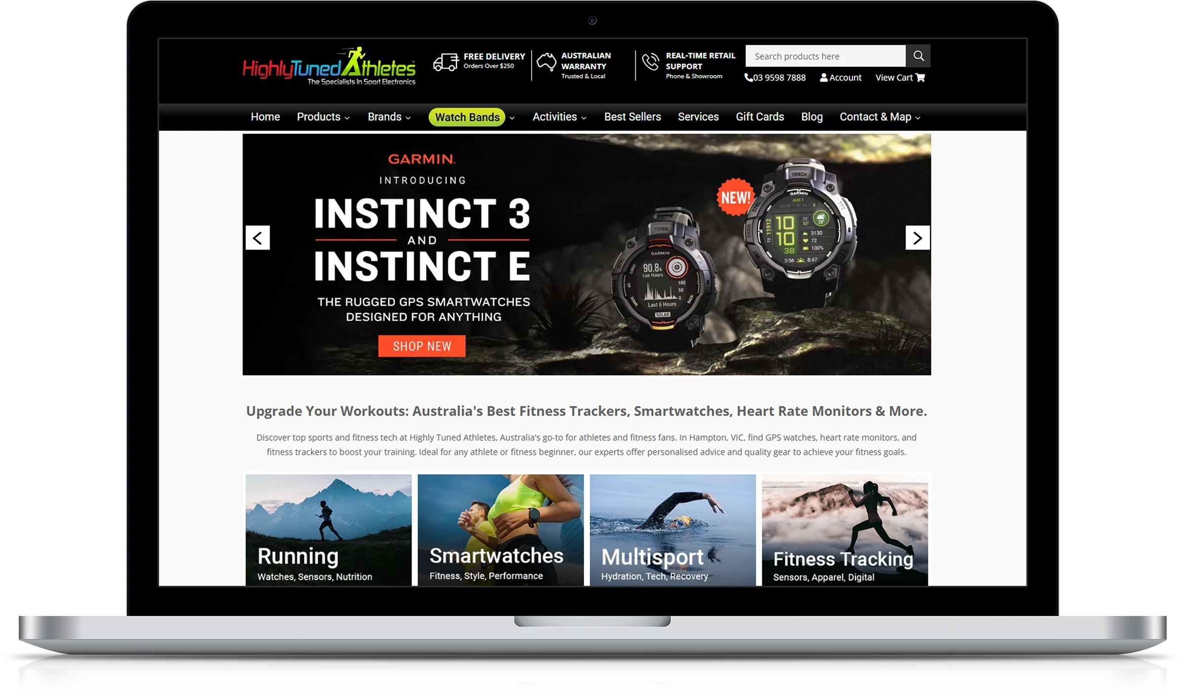 Highly Tuned Athletes Implementation Screenshot