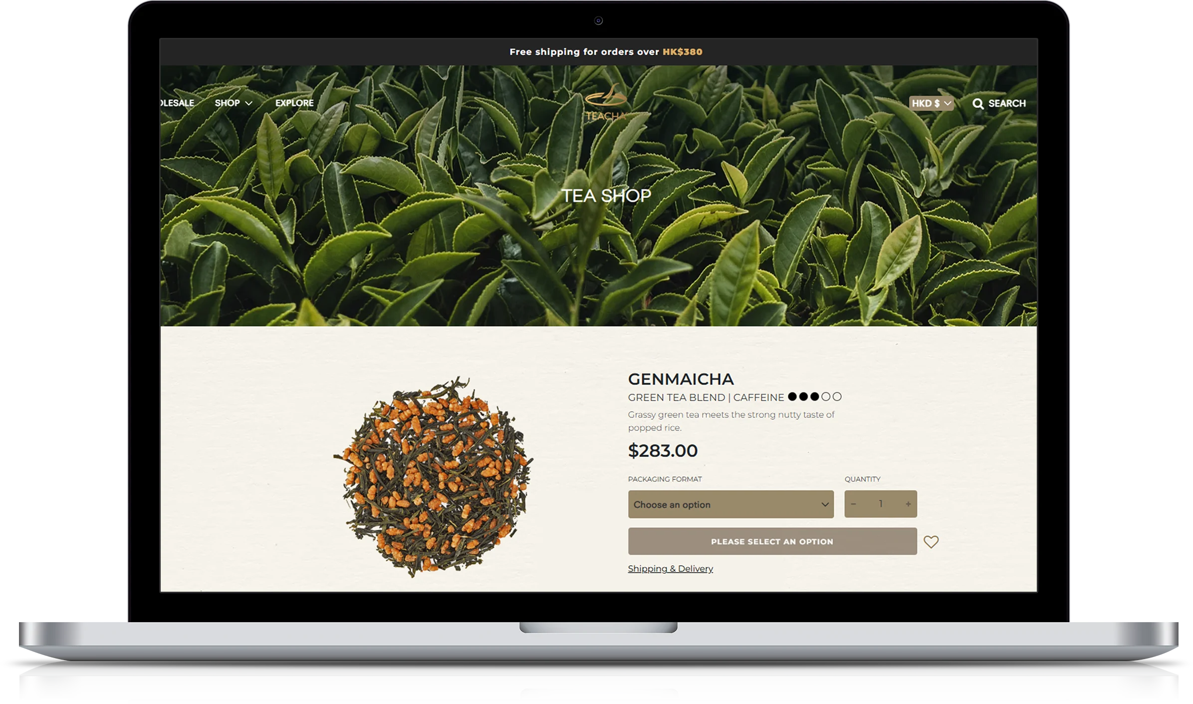 Teachatea Implementation Screenshot