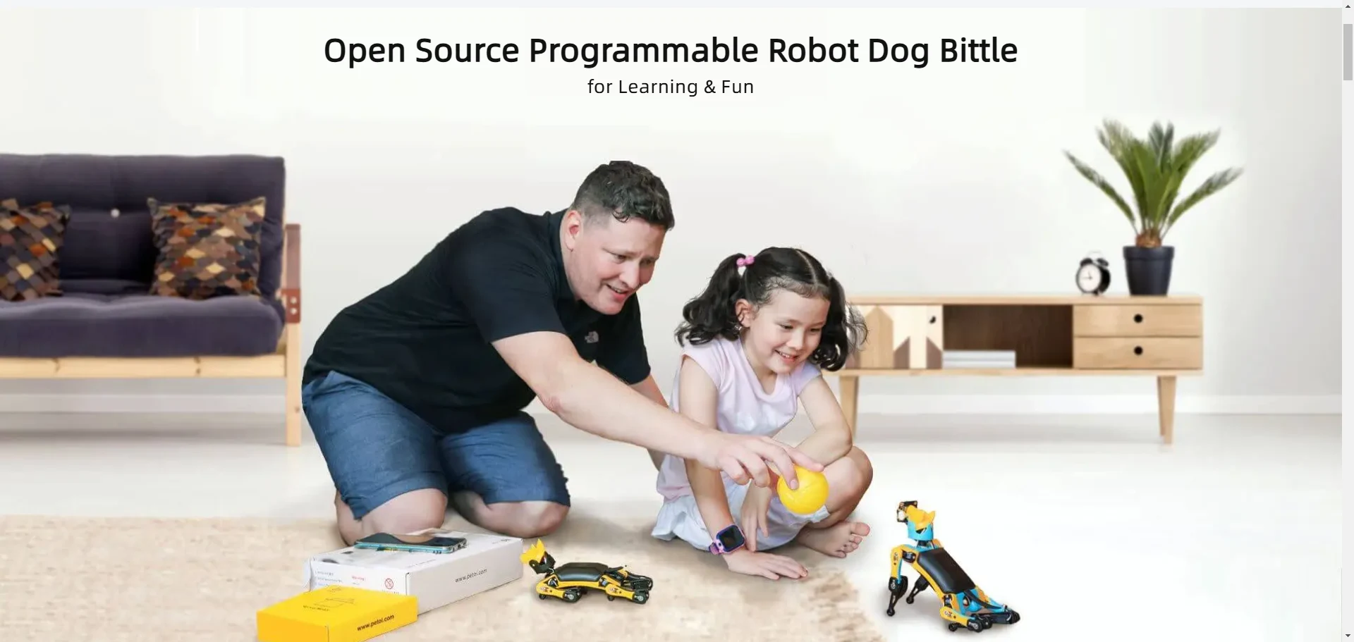 Petoi Learning and fun section Implementation Screenshot