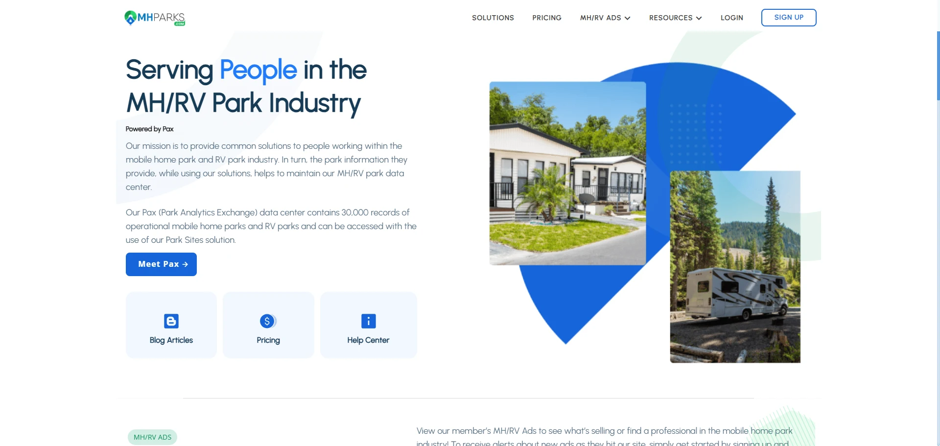 MHParks Park industry Implementation Screenshot