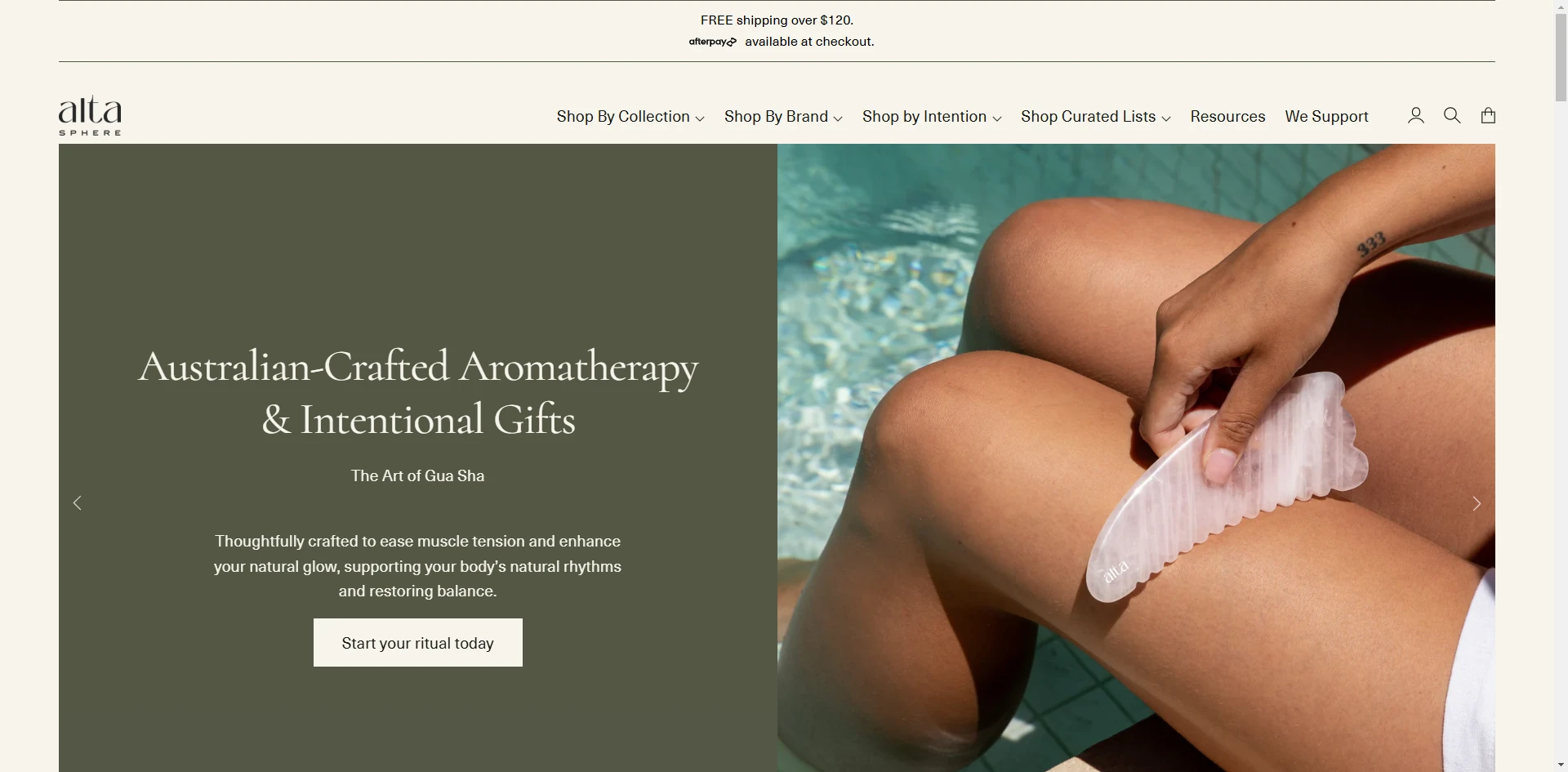 ALTASPHERE HomePage Implementation Screenshot