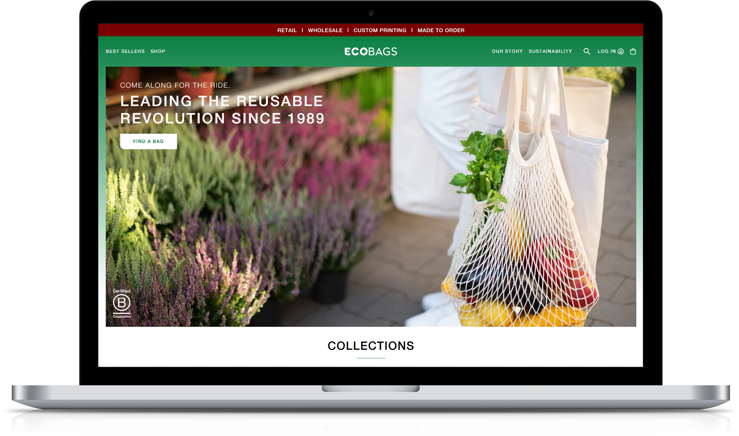 Ecobags Implementation Screenshot