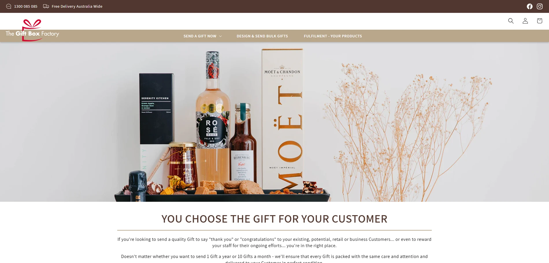 Gift Box you-choose-the-gift page Implementation Screenshot