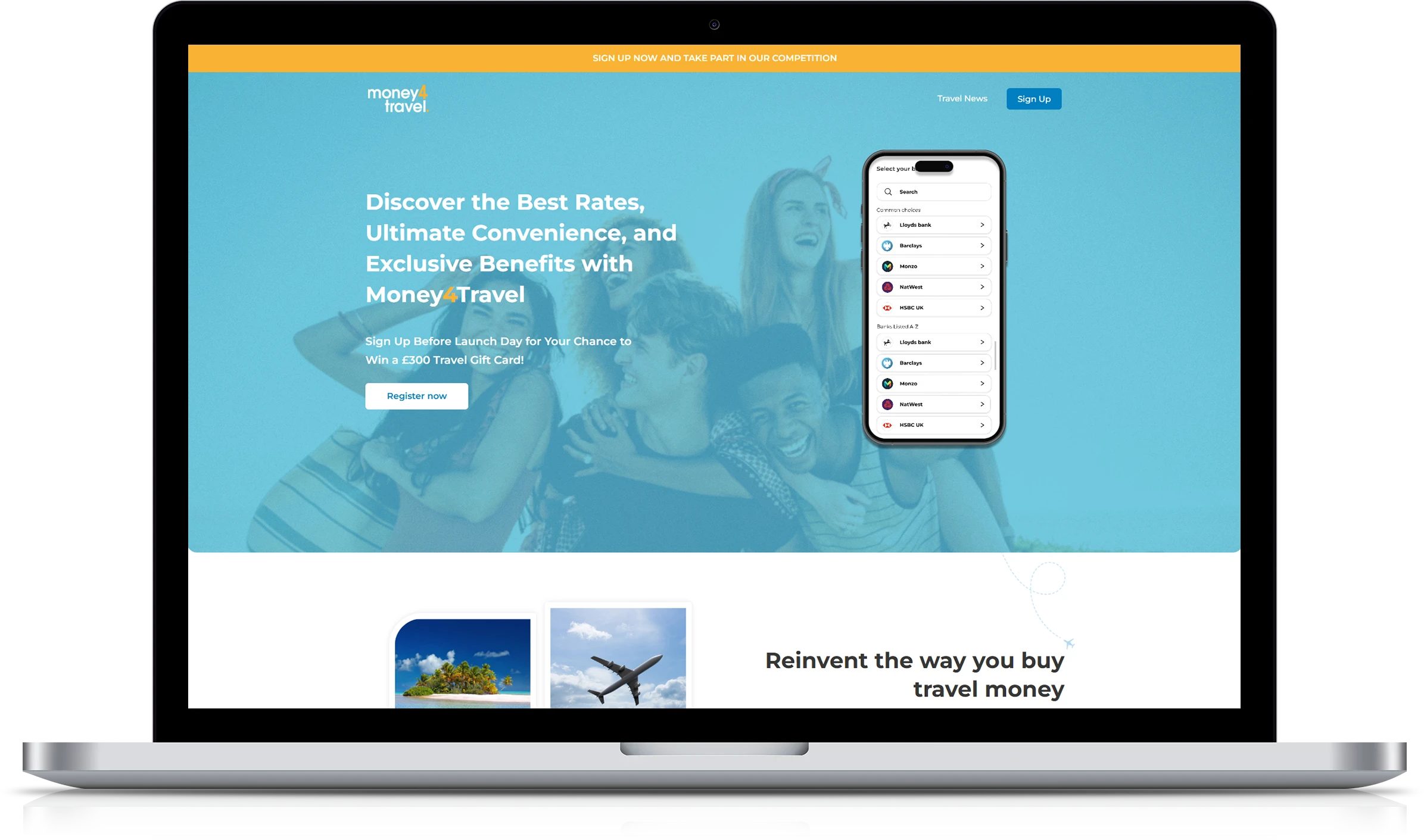 Money4travel Implementation Screenshot