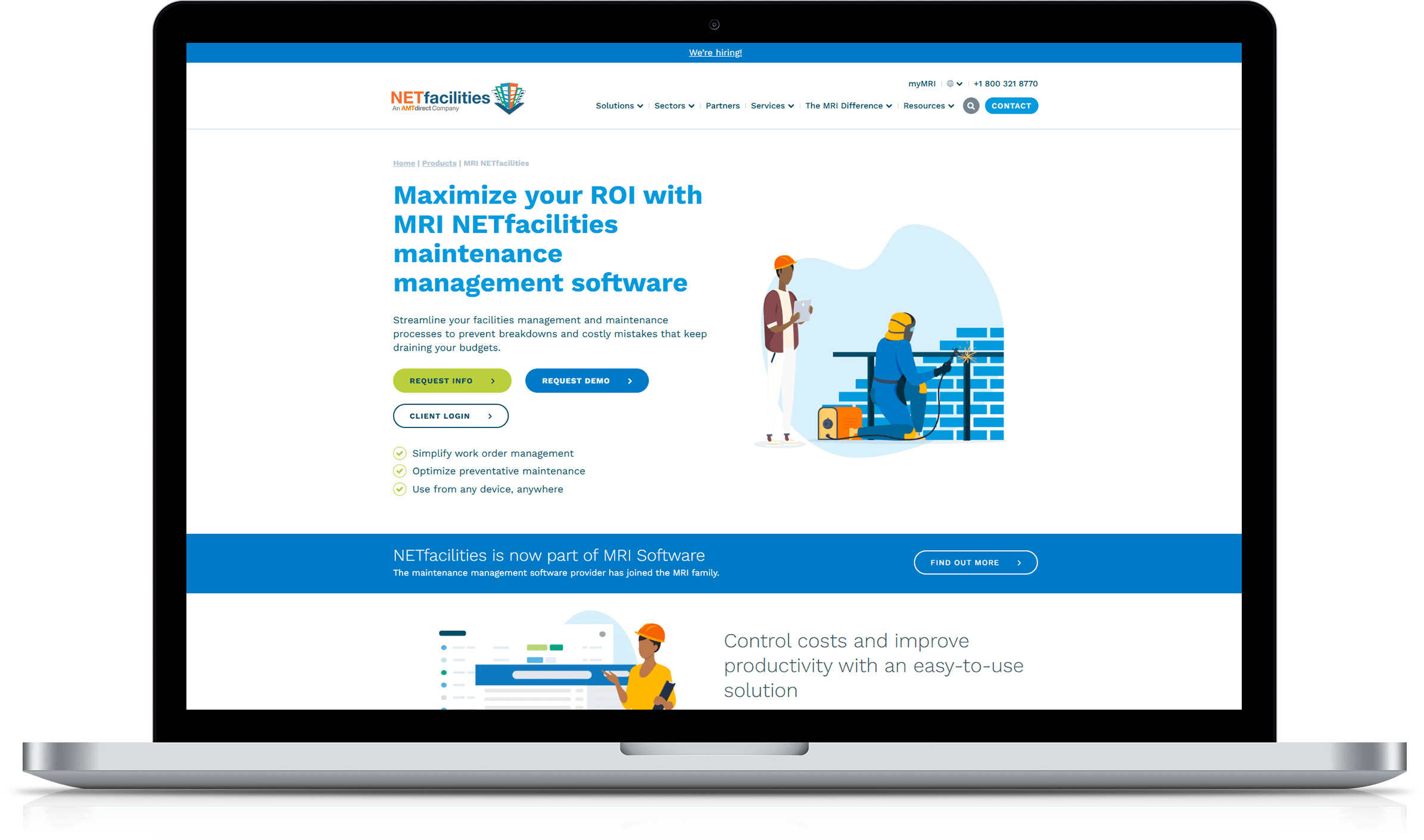 Netfacilities Implementation Screenshot