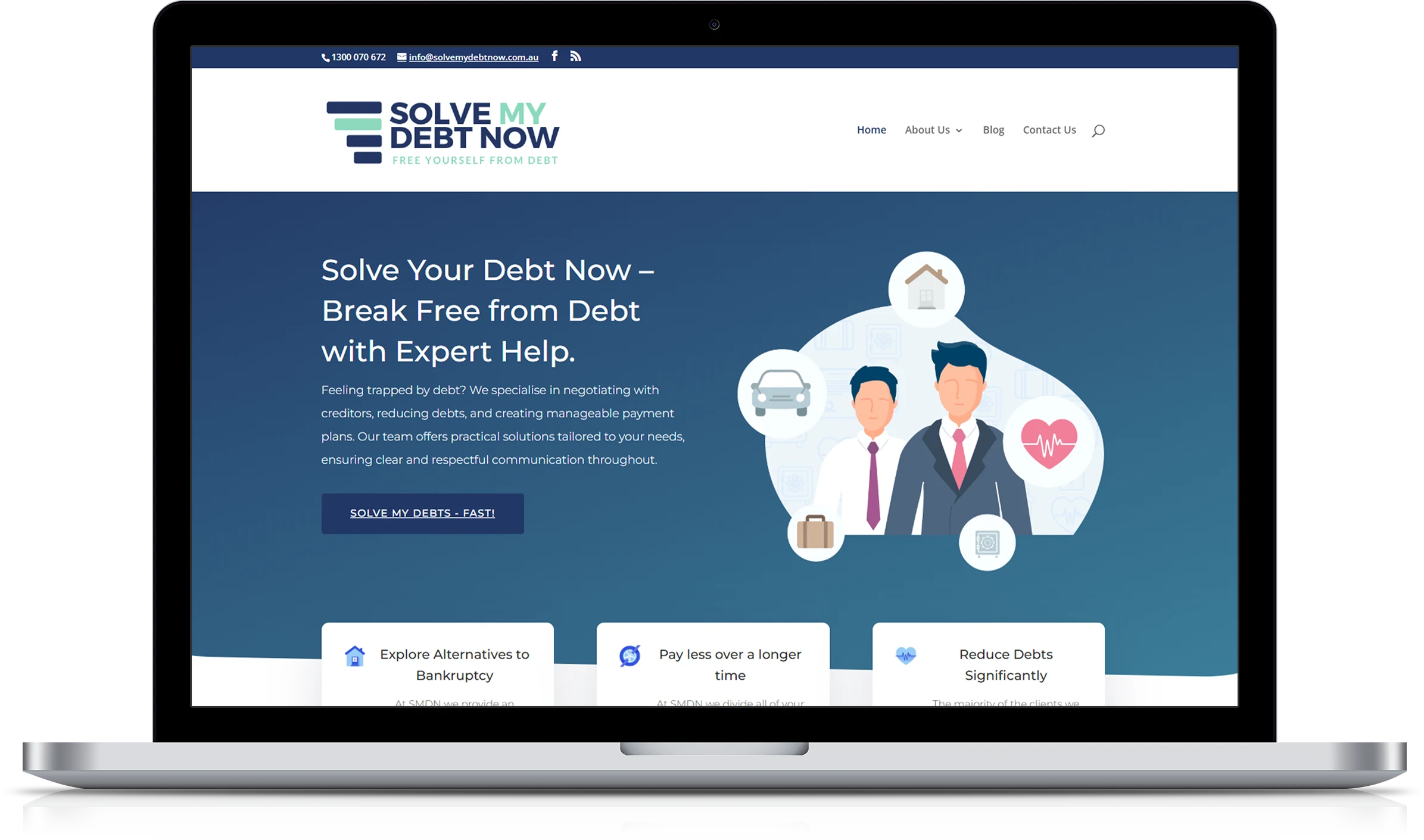 SolveMyDebtNow Implementation Screenshot