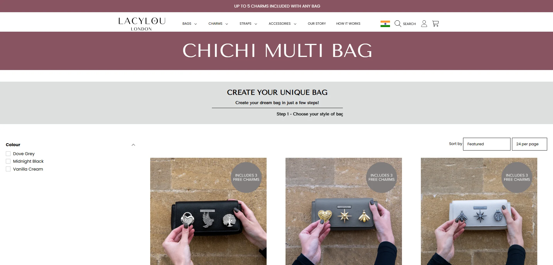 Lacyloulondon Collection Page Implementation Screenshot