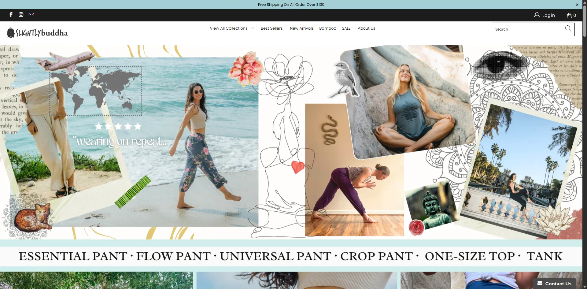 Slightly_Buddha Homepage Implementation Screenshot