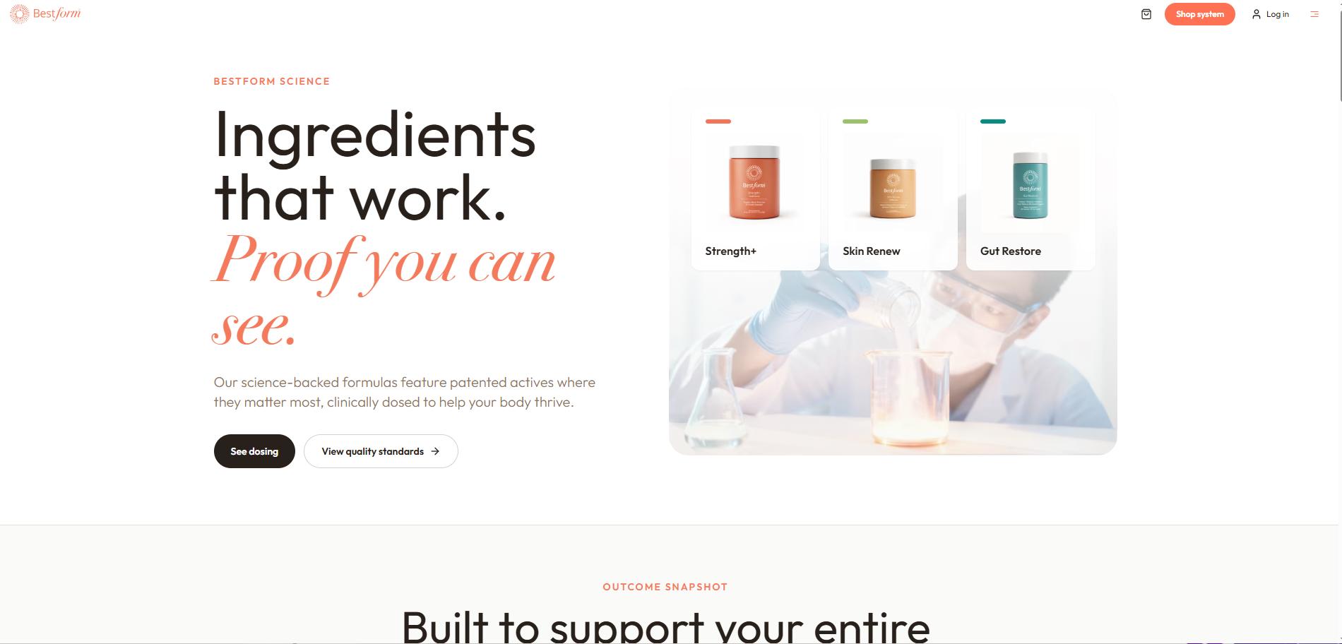Consumer Healthcare, E-commerce, Health & Wellness, Nutritional Supplements case study
